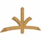 Ekena Millwork Davenport Rough Sawn Timber Gable Bracket, Western Red Cedar, 72"W x 30"H x 2"D x 4"F, 10/12 Pitch GBW072X30X0204DAV00RWR - alternate 2